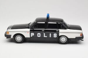 Volvo 240 GL Polis Sweden ブラック Minichamps 1:18 155171497 メタル - 画像 3/6