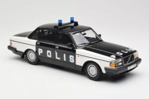Volvo 240 GL Polis Sweden ブラック Minichamps 1:18 155171497 メタル - 画像 4/6