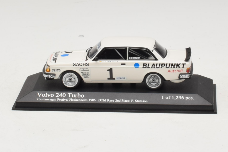 Volvo 240 Turbo #1 P. Stureson IPS Motorsport DTM 1986 Minichamps 1:43 400861701 メタル