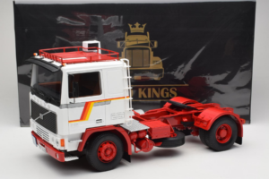 Volvo F12 ホワイト レッド Road Kings 1:18 RK180031 メタル - 画像 8/8