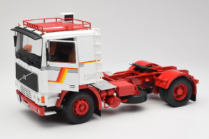 Volvo F12 ホワイト レッド Road Kings 1:18 RK180031 メタル - 画像 2/8