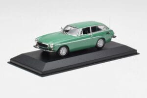 Volvo P1800 ES ブリティッシュレーシンググリーン Minichamps 1:43 430171671 メタル - 画像 2/4