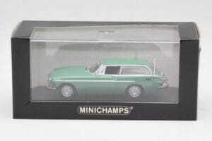 Volvo P1800 ES ブリティッシュレーシンググリーン Minichamps 1:43 430171671 メタル - 画像 4/4