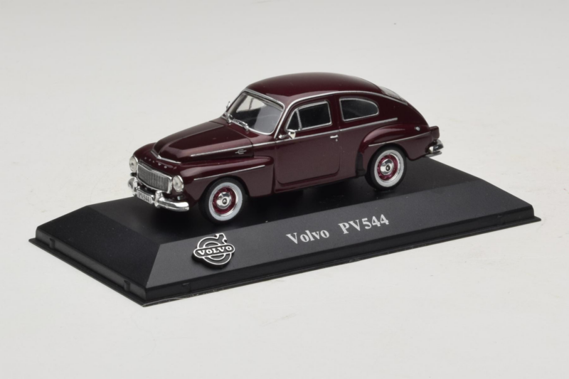 Volvo PV544 ダークレッド Atlas 1:43 8506014 メタル