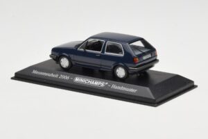 Volkswagen Golf Mk2 ブルー 展示会サンプル Minichamps 1:43 GOLFHANDMUSTER メタル - 画像 3/4