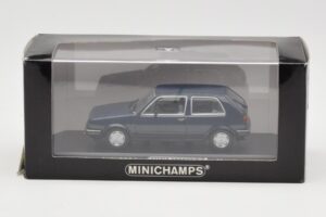 Volkswagen Golf Mk2 ブルー 展示会サンプル Minichamps 1:43 GOLFHANDMUSTER メタル - 画像 4/4