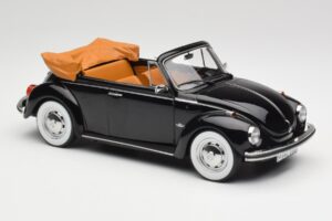 Volkswagen Beetle 1303 カブリオレ ブラック Norev 1:18 188533 メタル - 画像 4/6
