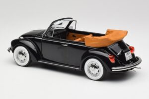 Volkswagen Beetle 1303 カブリオレ ブラック Norev 1:18 188533 メタル - 画像 5/6