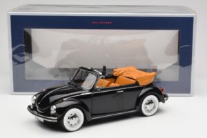 Volkswagen Beetle 1303 カブリオレ ブラック Norev 1:18 188533 メタル - 画像 6/6