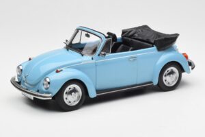 Volkswagen Beetle 1303 カブリオレ ライトブルー Norev 1:18 188531 メタル