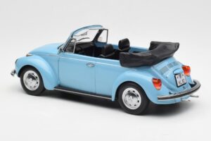 Volkswagen Beetle 1303 カブリオレ ライトブルー Norev 1:18 188531 メタル - 画像 5/6