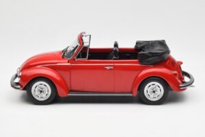 Volkswagen Beetle 1303 カブリオレ レッド Norev 1:18 188529 メタル - 画像 3/6