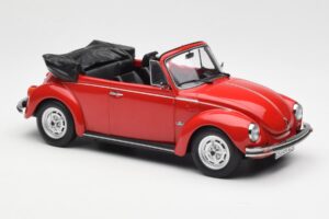 Volkswagen Beetle 1303 カブリオレ レッド Norev 1:18 188529 メタル - 画像 4/6