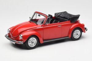 Volkswagen Beetle 1303 カブリオレ レッド Norev 1:18 188529 メタル