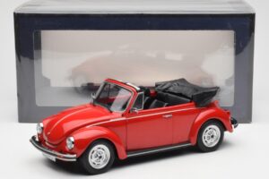 Volkswagen Beetle 1303 カブリオレ レッド Norev 1:18 188529 メタル - 画像 6/6