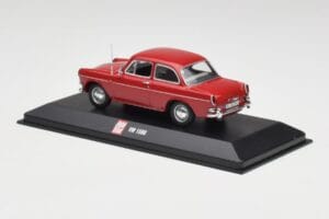 Volkswagen 1500 ルビーレッド Minichamps 1:43 VW001 メタル - 画像 3/4