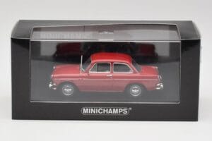 Volkswagen 1500 ルビーレッド Minichamps 1:43 VW001 メタル - 画像 4/4