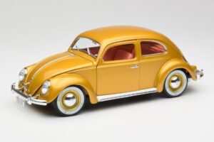 Volkswagen Beetle ゴールド Bburago 1:18 3361 メタル
