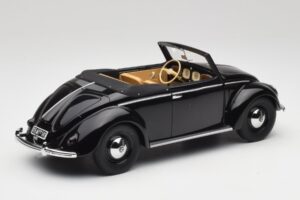 Volkswagen Beetle Type 1 Hebmuller コンバーチブル ブラック Minichamps 1:18 107054232 メタル - 画像 2/6