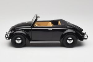 Volkswagen Beetle Type 1 Hebmuller コンバーチブル ブラック Minichamps 1:18 107054232 メタル - 画像 3/6