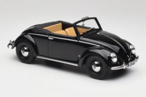 Volkswagen Beetle Type 1 Hebmuller コンバーチブル ブラック Minichamps 1:18 107054232 メタル - 画像 4/6