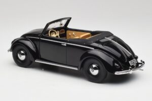 Volkswagen Beetle Type 1 Hebmuller コンバーチブル ブラック Minichamps 1:18 107054232 メタル - 画像 5/6