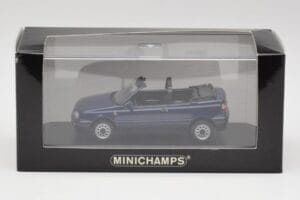 Volkswagen Golf Mk3 カブリオレ マリタイムブルー Minichamps 1:43 400055530 メタル - 画像 4/4