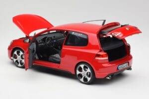 Volkswagen Golf Mk6 GTI トルネードレッド Norev 1:18 5K3099302Y3D メタル - 画像 5/8