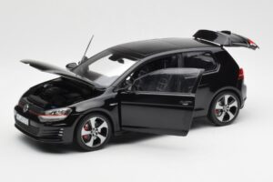 Volkswagen Golf Mk7 GTI ブラック Norev 1:18 188550 メタル - 画像 2/8