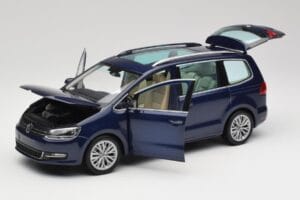 Volkswagen Sharan 7N シャドー ブルー メタリック Minichamps 1:18 110051100 メタル - 画像 2/8