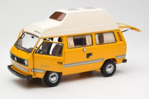 Volkswagen T3 Joker キャンピングバス Schuco 1:18 450038500 メタル - 画像 2/8