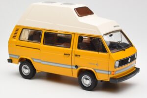 Volkswagen T3 Joker キャンピングバス Schuco 1:18 450038500 メタル - 画像 6/8