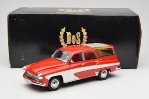 Wartburg 311 Camping Deluxe レッド ホワイト BoS Models 1:18 BOS037 レジン - 画像 6/6