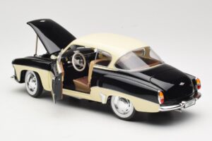 Wartburg 311 クーペ ブラック & ベージュ Revell 1:18 08419 メタル - 画像 5/8