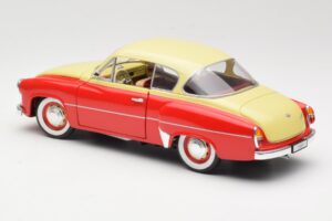 Wartburg 311 クーペ レッド & ベージュ Revell 1:18 8418 メタル - 画像 7/8