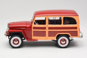 Willys Jeep Station Wagon レッド Road Signature 1:18 92858 メタル - 画像 4/8