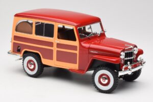 Willys Jeep Station Wagon レッド Road Signature 1:18 92858 メタル - 画像 6/8