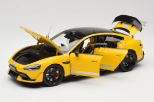 Xiaomi SU7 Ultra イエロー OEM 1:18 BHR9995CN メタル - 画像 2/8