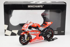 Yamaha YZR-M1 Gauloises Fortuna Yamaha #7 C. Checa MotoGP 2004 Minichamps 1:12 122043007 メタル - 画像 6/6