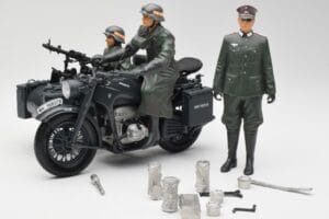 Zundapp KS 750 サイドカー Walkure Schuco 1:10 450651900 メタル - 画像 2/7