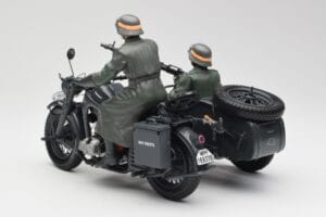 Zundapp KS 750 サイドカー Walkure Schuco 1:10 450651900 メタル - 画像 6/7