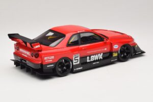 Nissan Skyline ER34 LB Super Silhouette Active Red GT Spirit 1:18 GT570 レジン - 画像 2/6