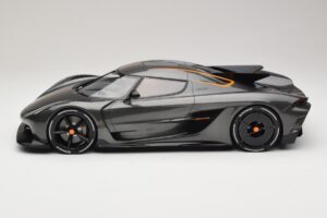 Koenigsegg Jesko Absolut 0-400-0 km/h レコード Graphite Grey GT Spirit 1:12 GT575 レジン - 画像 3/6