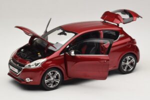 Peugeot 208 GTI Rubis Red Norev 1:18 184700 メタル - 画像 2/8