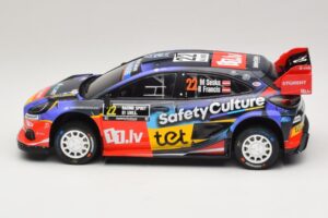 Ford Puma Rally1 #22 M. Sesks / R. Francis Rally Sweden 2025 IXO 1:18 18RMC240 メタル - 画像 3/6