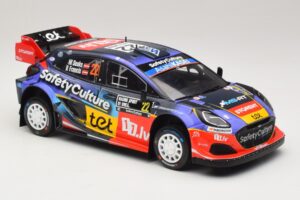 Ford Puma Rally1 #22 M. Sesks / R. Francis Rally Sweden 2025 IXO 1:18 18RMC240 メタル - 画像 4/6