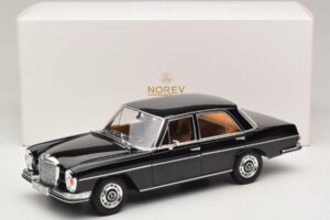 Mercedes 280 SE W108 ブラック Norev 1:18 183360 メタル - 画像 8/8
