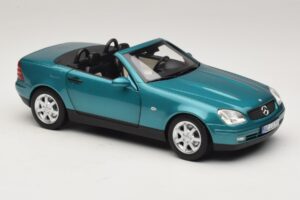Mercedes SLK R170 Vivianite Green Norev 1:18 183021 メタル - 画像 8/10