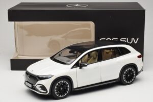 Mercedes EQS SUV X296 Manufaktur Diamond White NZG 1:18 B66960590 メタル - 画像 8/8