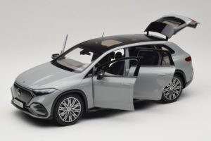 Mercedes EQS SUV X296 Manufaktur Alpine Grey NZG 1:18 B66960591 メタル - 画像 2/8